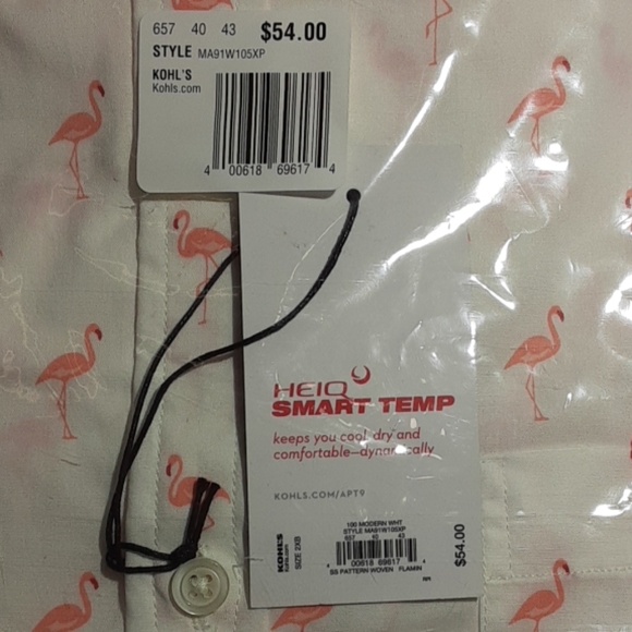 NWT Mens APT.9 Button Up Shirt. - Picture 2 of 3